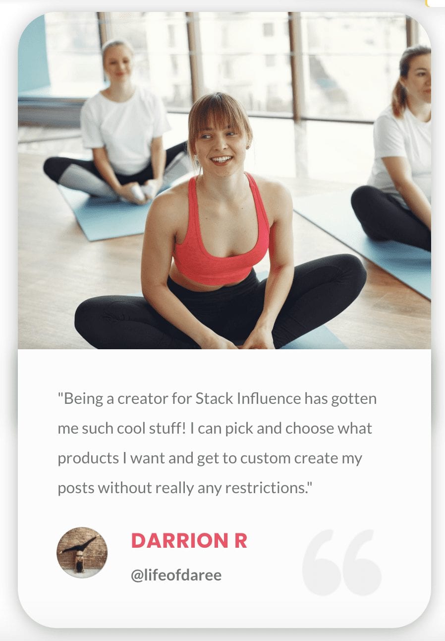 Screen-Shot-2020-08-25-at-11.52.24-PM Stack Influence has been established as one of the top microinfluencer marketing agencies in the world. We’ve partnered with leading ecommerce brands to provide highly curated influencer campaign opportunities to social creators like you.